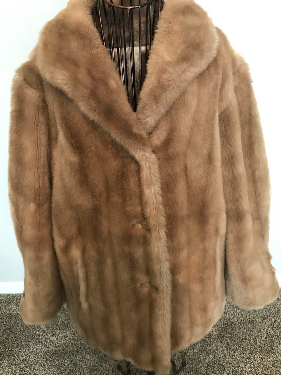 Vintage Women's Faux Fur Coat Mincara styled by Russel Taylor