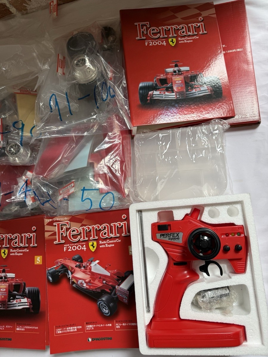 DeAGOSTINI 1/8 Ferrari F2004 1-100 Complete Remote Tool Box Kyosho