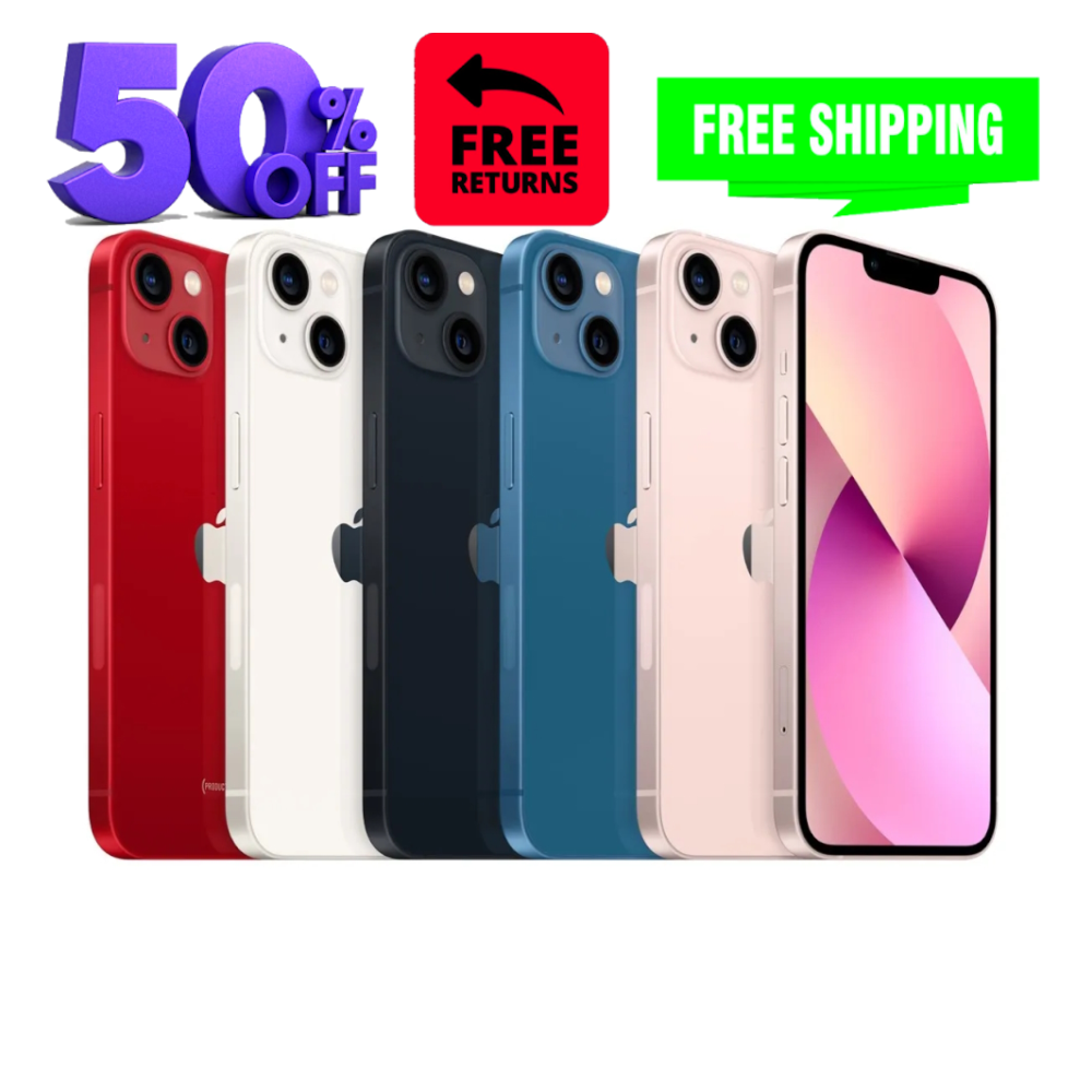 Apple iPhone 13 128GB/256GB - Fair Condition, Midnight Black