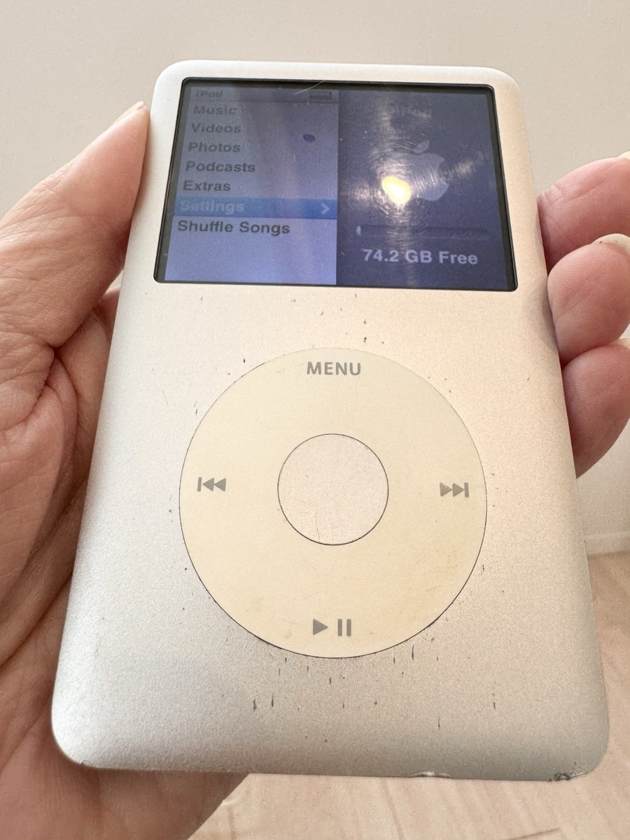 HDD劣化無】iPod classic 80GB MB029J 第6世代 HDD劣化無】iPod