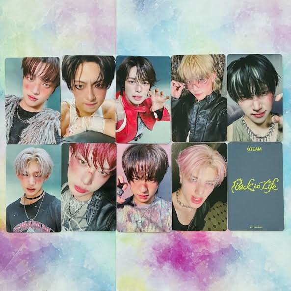 &TEAM Back to Life KR 1st Mini Album JAPAN Luckydraw photo card