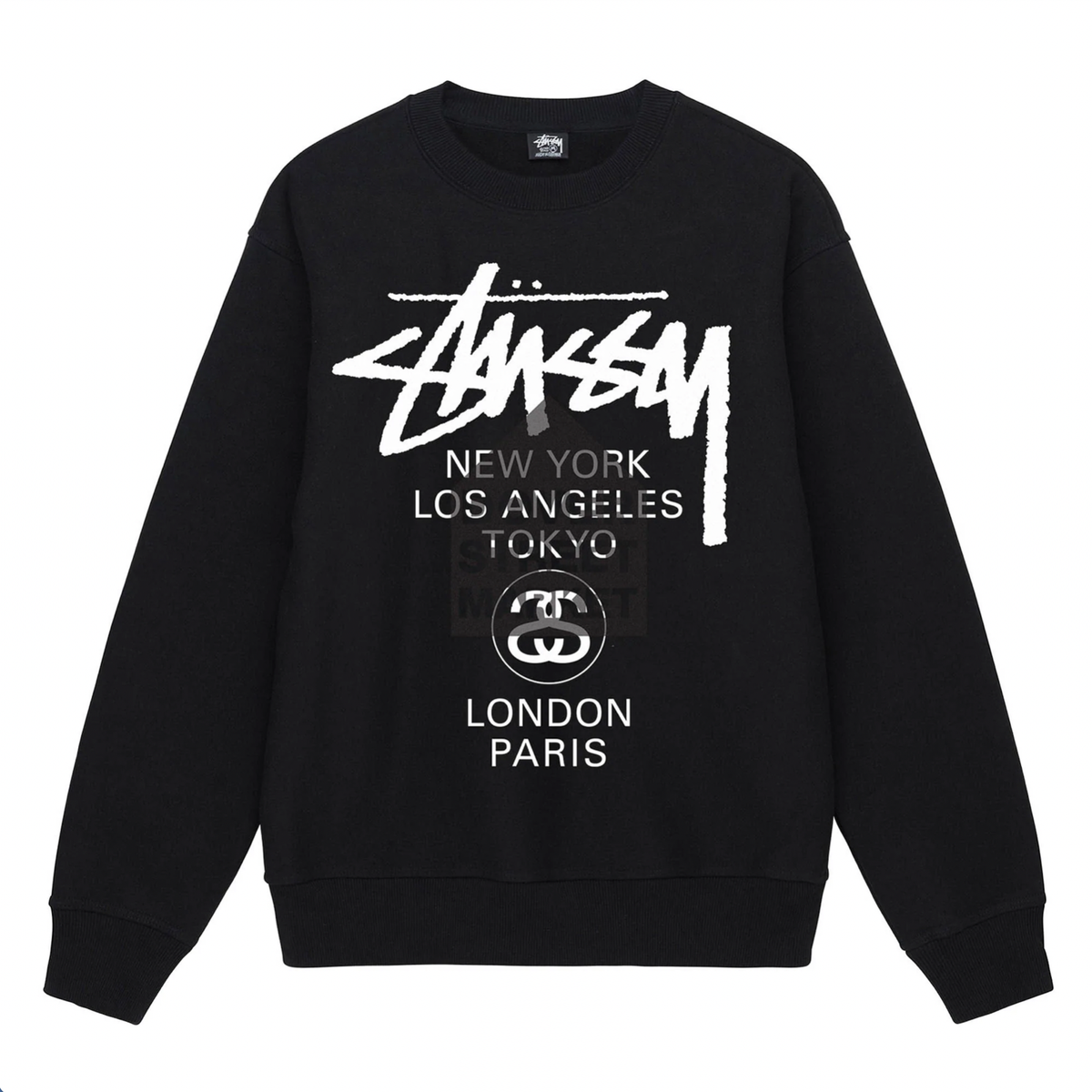 New NWT Dover Street Market DSM x Stüssy World Tour Crewneck
