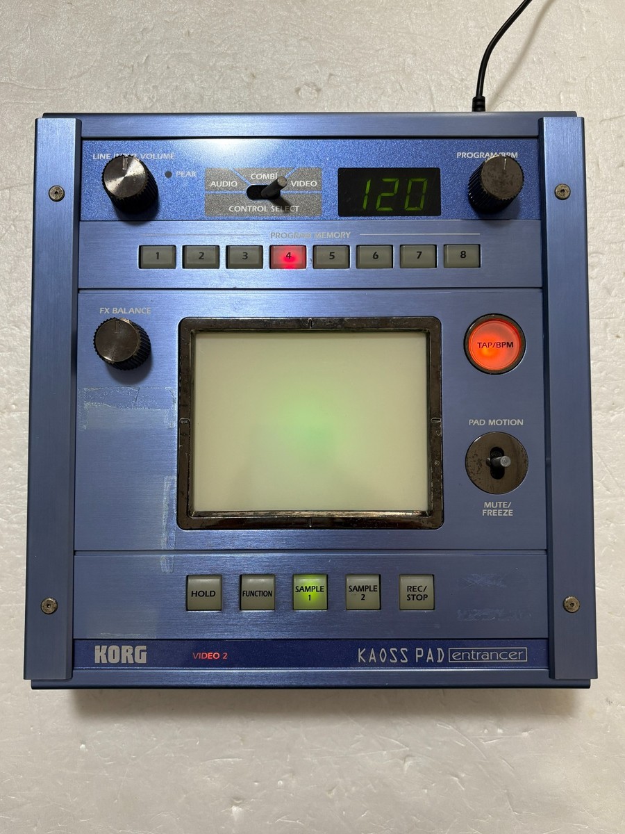 Korg Kaoss Pad entrancer KPE1 Audio Video Processor with Power