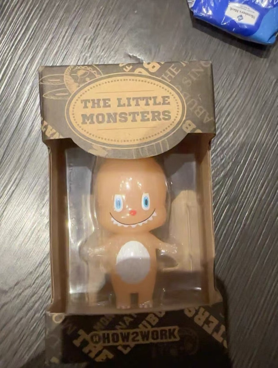 HOW2WORK THE LITTLE MONSTERS MINI LABUBU Orange Gid Figure H9CM