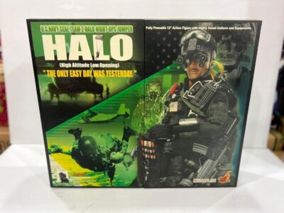 HOT TOYS U.S. NAVY SEAL TEAM 2 HALO NIGHT OPS JUMPER ACTION FIGURE