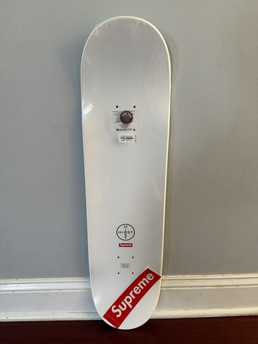 Supreme SS25 Damien Hirst Shark Skateboard Deck White 8.25 x 32
