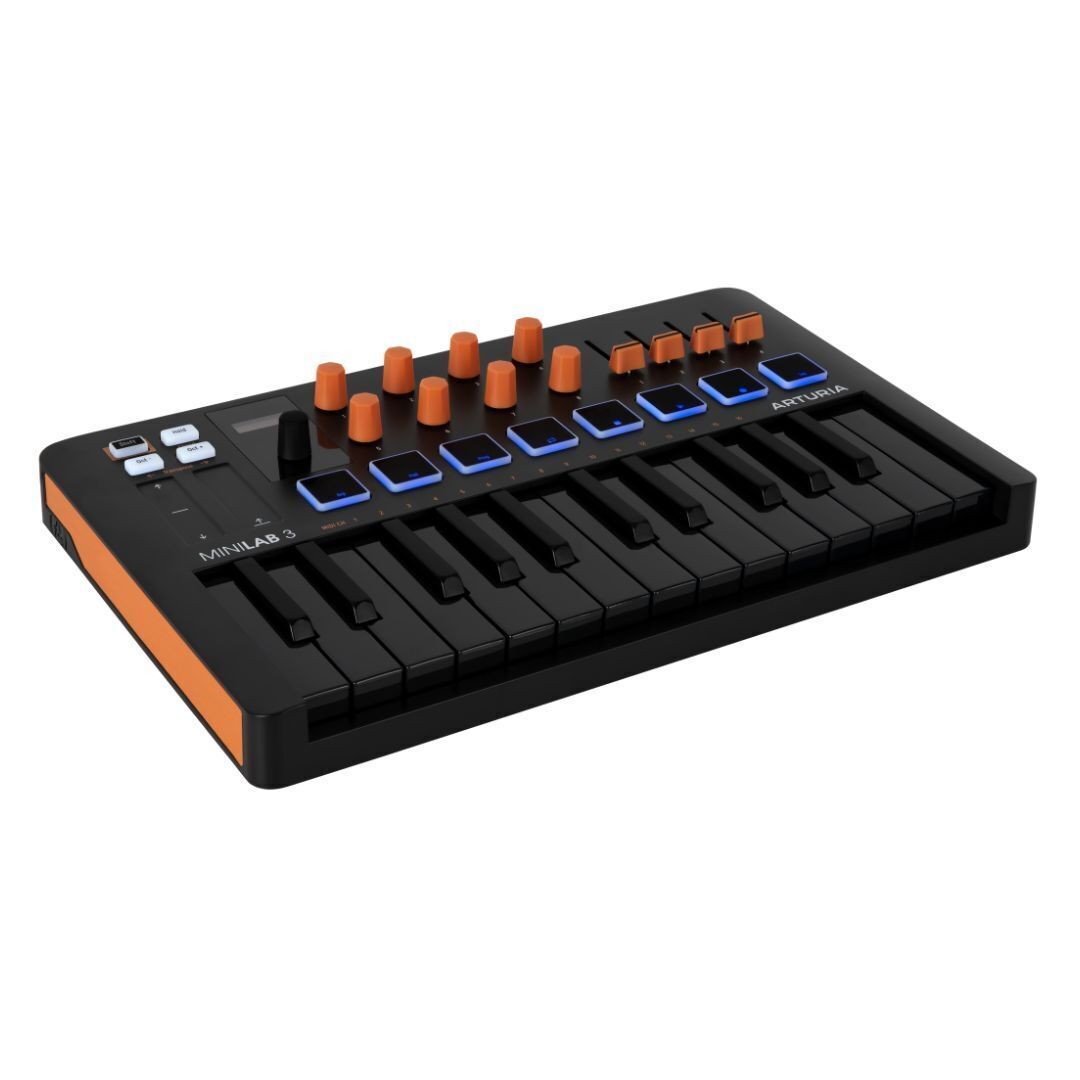 Arturia MiniLab 3 Limited Edition MIDI Controller (Orange and