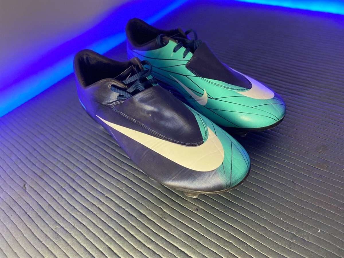 Nike Mercurial Vapor VI SG US 8 Football Soccer dark blue obsidian