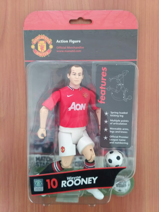 Wayne Rooney (Manchester United),movable figure,7'' inches tall