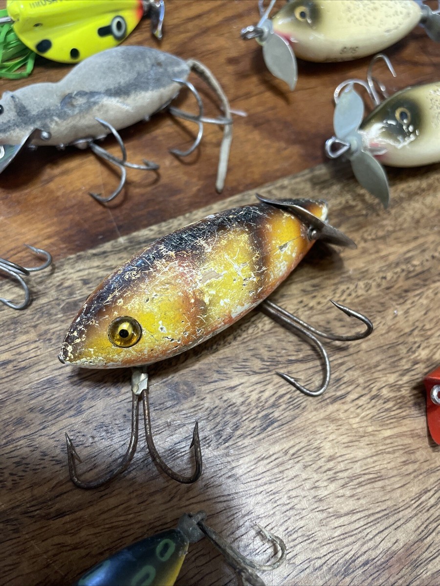 ルアー・フライ 1321.Heddon's Dowagiac S.O.S. Vintage 🔥HEDDON