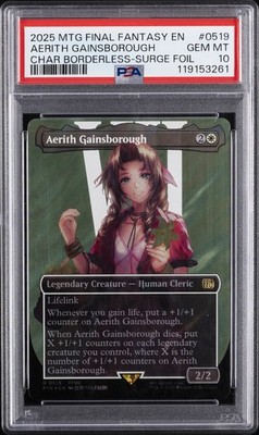 2025 MTG FINAL FANTASY #0519 AERITH GAINSBOROUGH PSA 10 | eBay