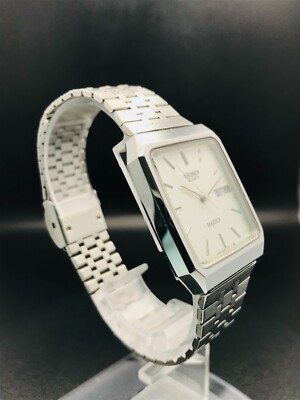 SEIKO WATCH MAJESTA 9063-5020 QUARTZ SILVER DAY DATE KANJI Dial