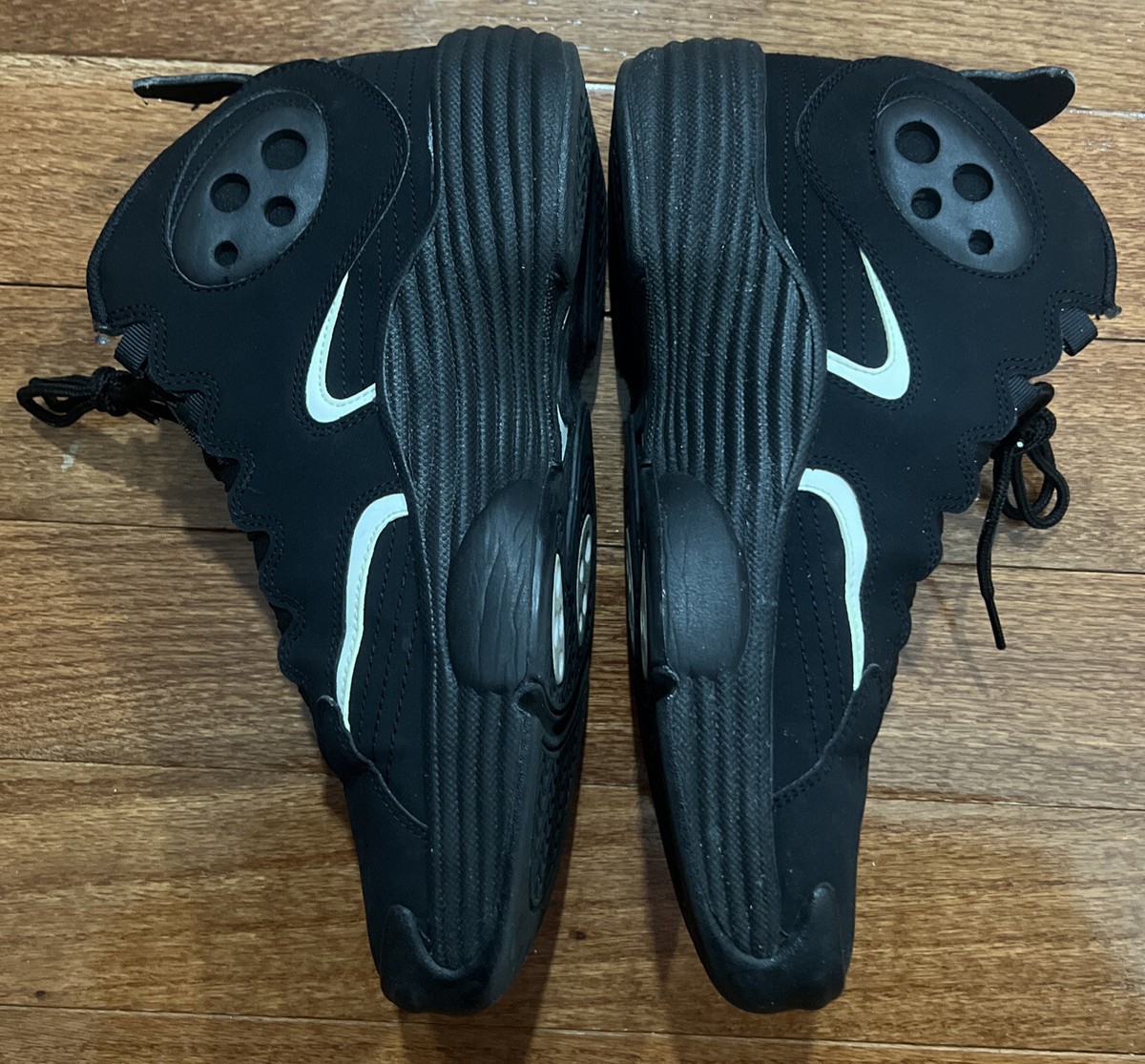 NIKE AIR FLIGHT ONE NEW SIZE 9.5 PENNY BLACK WHITE 538133 010 | eBay