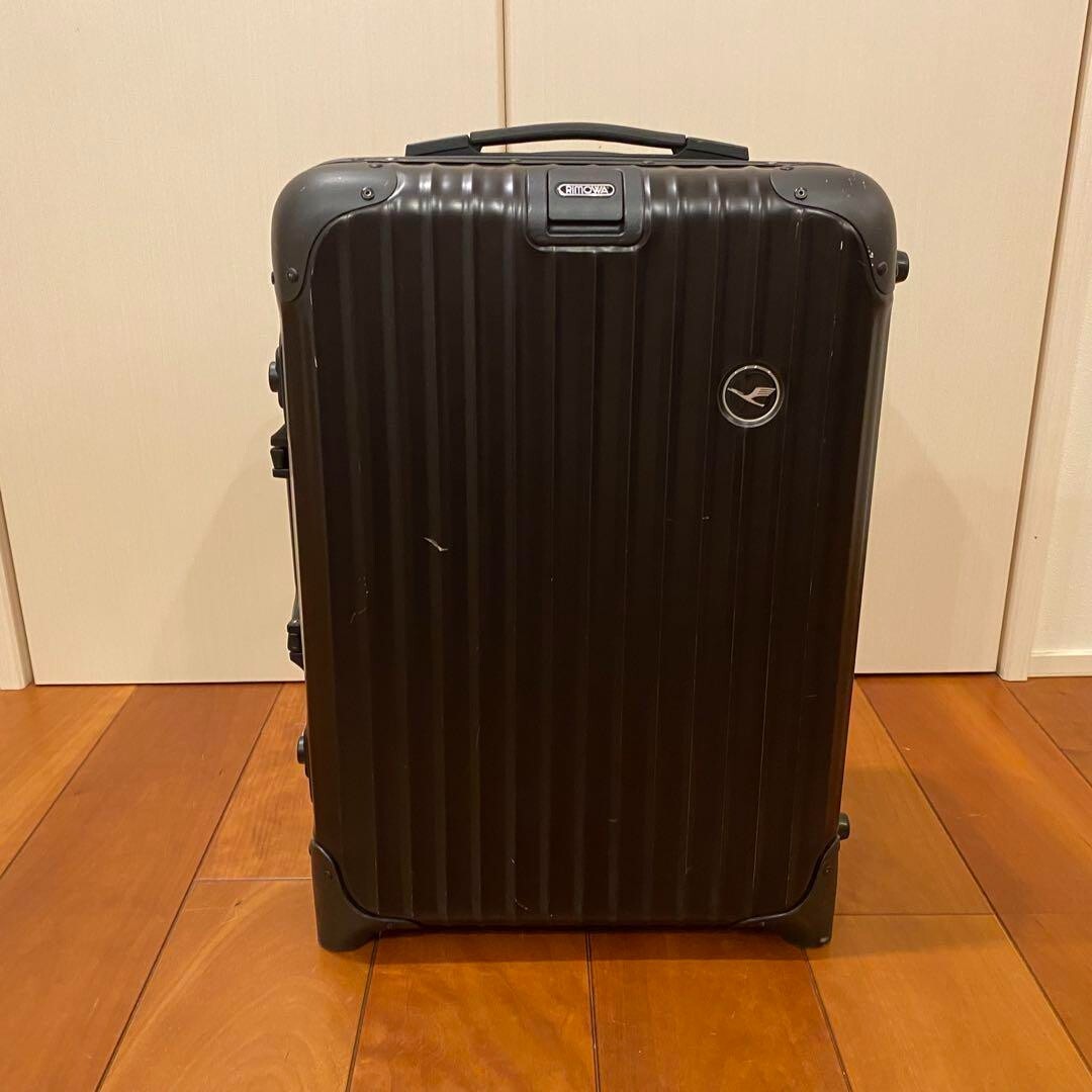 Rimowa Lufthansa topas 32L Black 2-wheels Carry Case Suitcase | eBay