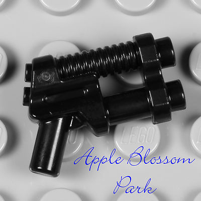 NEW Lego Minifig Black SPACE GUN Alien Police Minifigure Double 2