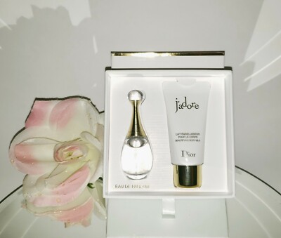 Christian Dior J'adore Eau De Parfum EDP 0.17oz + Body Milk 0.67oz