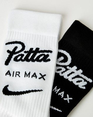 🧦 Patta x Nike Air Max 90 Crew Socks 2 Pack W/B XL From