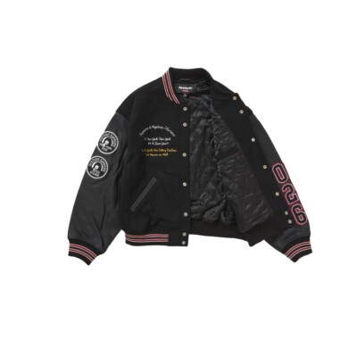 Supreme Hysteric Glamour Varsity Jacket Black Size: XL | eBay