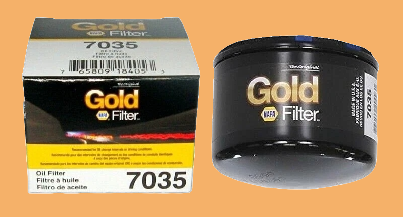 Napa Gold 7035 Oil Filter same as WIX 57035 for Aprilia Case IH