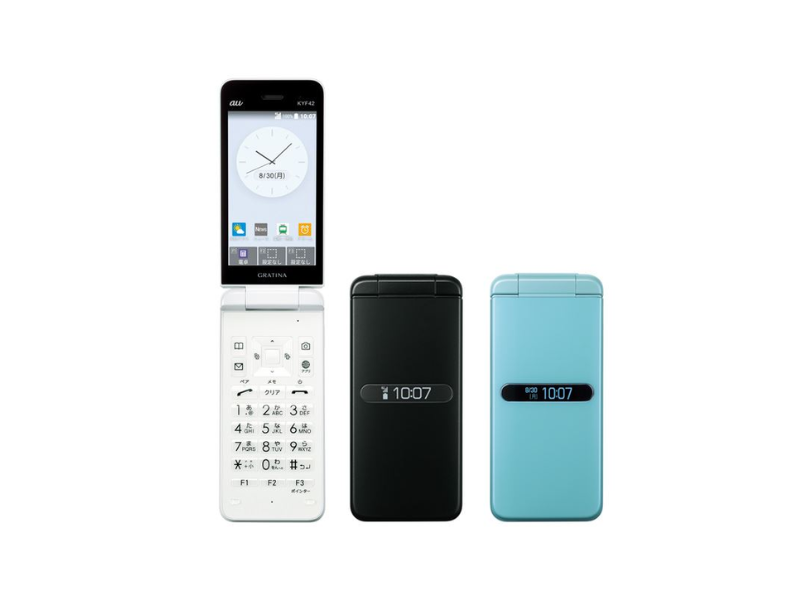 KYOCERA KYF42 GRATINA 4G WIFI KEITAI ANDROID FLIP PHONE UNLOCKED