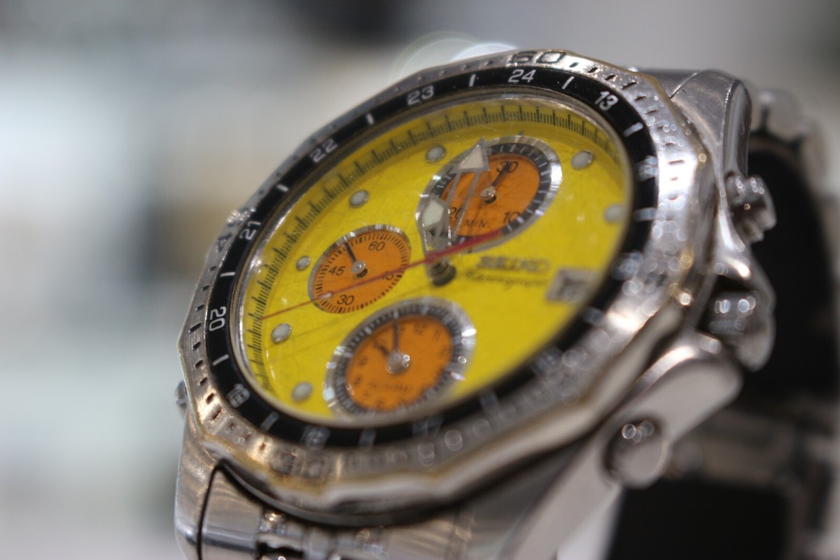 SEIKO Chronograph 1998 Nagano Olympics Limited Watch 7T32-7C70