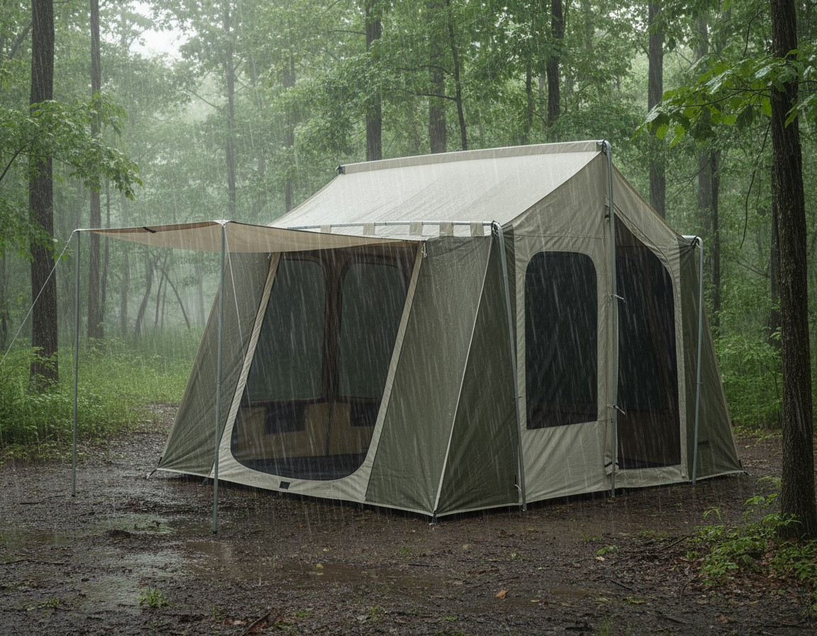 New Kodiak Canvas Cabin Tent 6121 12x9 6 Person All-Season Camping