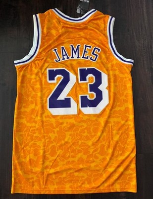 Bape X Mitchell & Ness Los Angeles Lakers Lebron James #23 Stitch