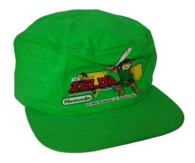 Vintage Nintendo The Legend of Zelda 1989 Green Painters Cap Hat