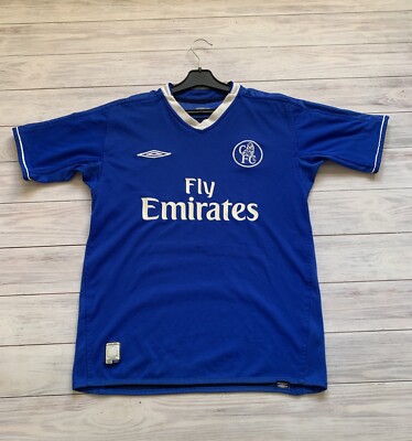 Chelsea 2003 - 2005 Home football soccer shirt jersey Umbro size S