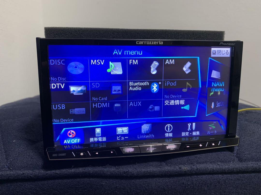 Pioneer CARROZZERIA AVIC-ZH0007 Navigation DVD CD AS IS Operation