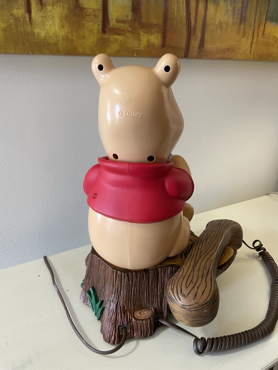 ぬいぐるみ WINNIE POOH ANIMATED TALKING TELEPHONE VTG Disney
