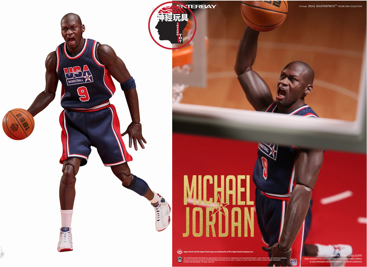 ENTERBAY NBA 1/6 MICHAEL JORDAN BARCELONA '92 USA LIMITED EDITION