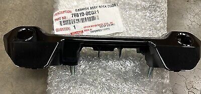 Genuine Rear OEM Black Tailgate Handle Toyota Tundra 76810-0C021