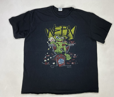VINTAGE WEBN Radio Promo Cincinnati Ohio Fireworks Frog T-shirt