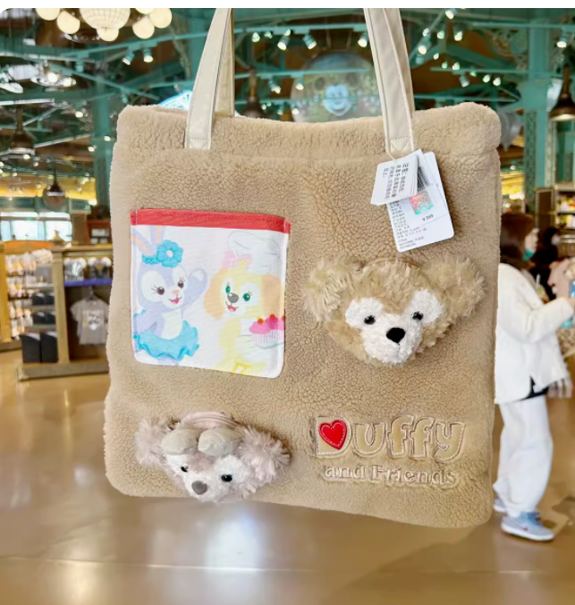 Authentic Disney shanghai disneyland Duffy ShellieMay tote handbag