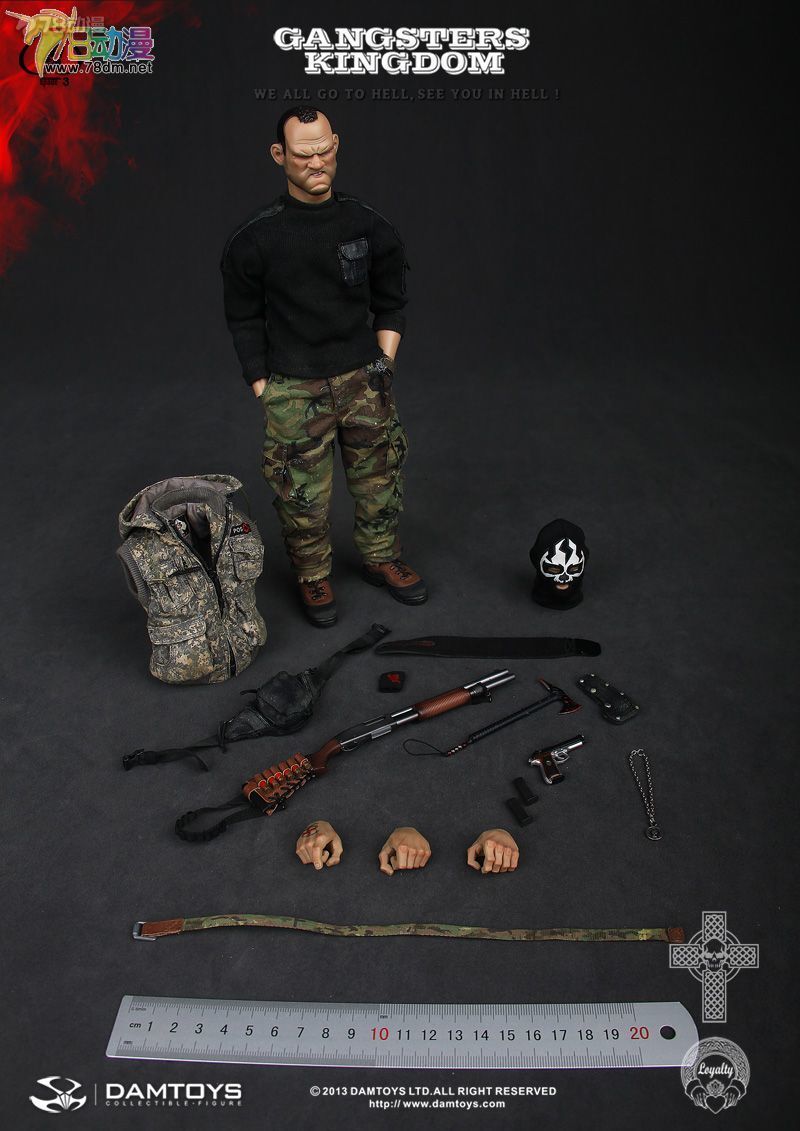 Hot New Damtoys No：Gk003 1/6 Gangster Kingdom Spades 3 Action