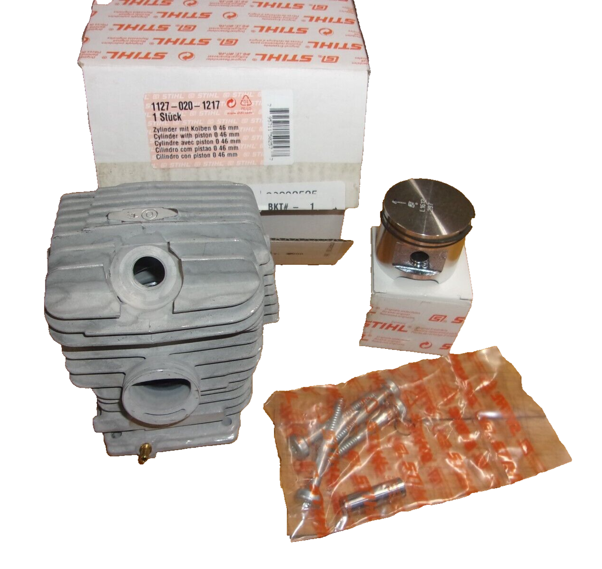 Stihl MS290 Piston & Cylinder 46m Kolben OEM 290 029 Super 1127