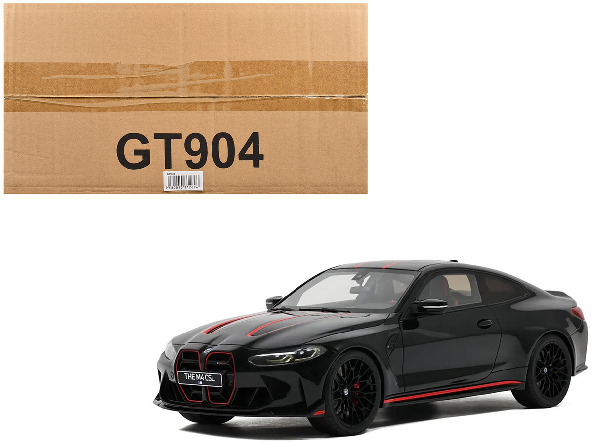 GT Spirit BMW M4 CSL Black 1/18 Model Car GT904 | eBay
