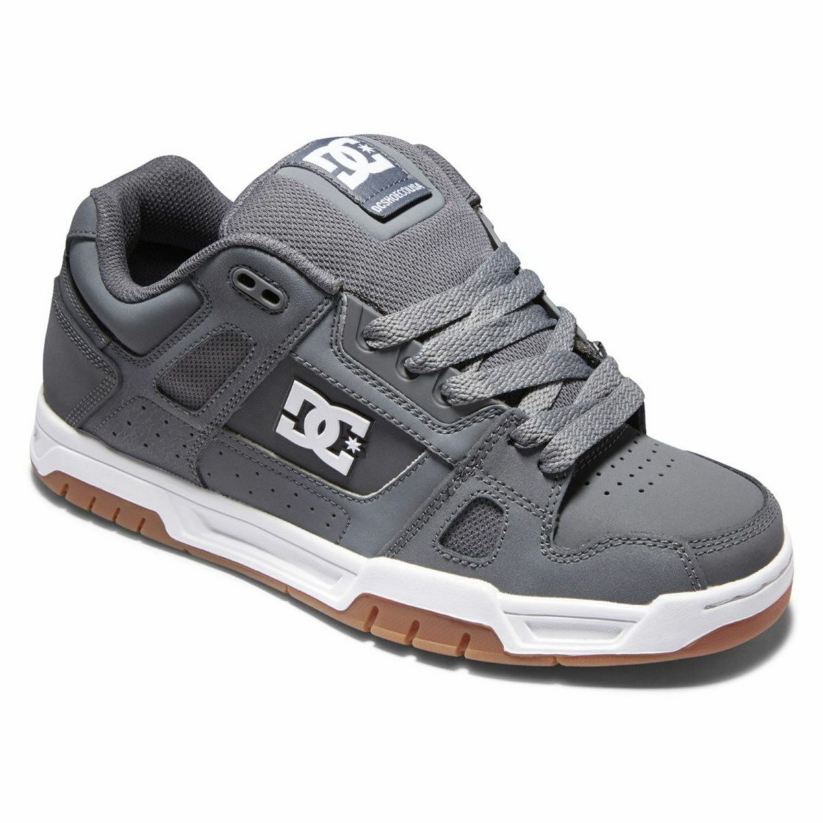 DC STAG 320188 Grey/Gum(2GG) Mens Skateboard Shoes | eBay