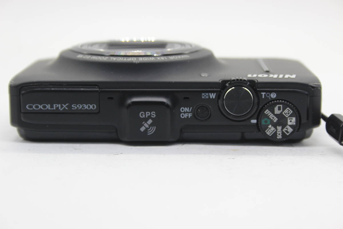 Nikon Coolpix S9300 Black Nikkor 18X Wide Lens Compact Digital