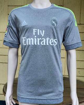 REAL MADRID 2015-2016 UEFA CHAMPIONS RONALDO 7 AWAY ADIDAS JERSEY