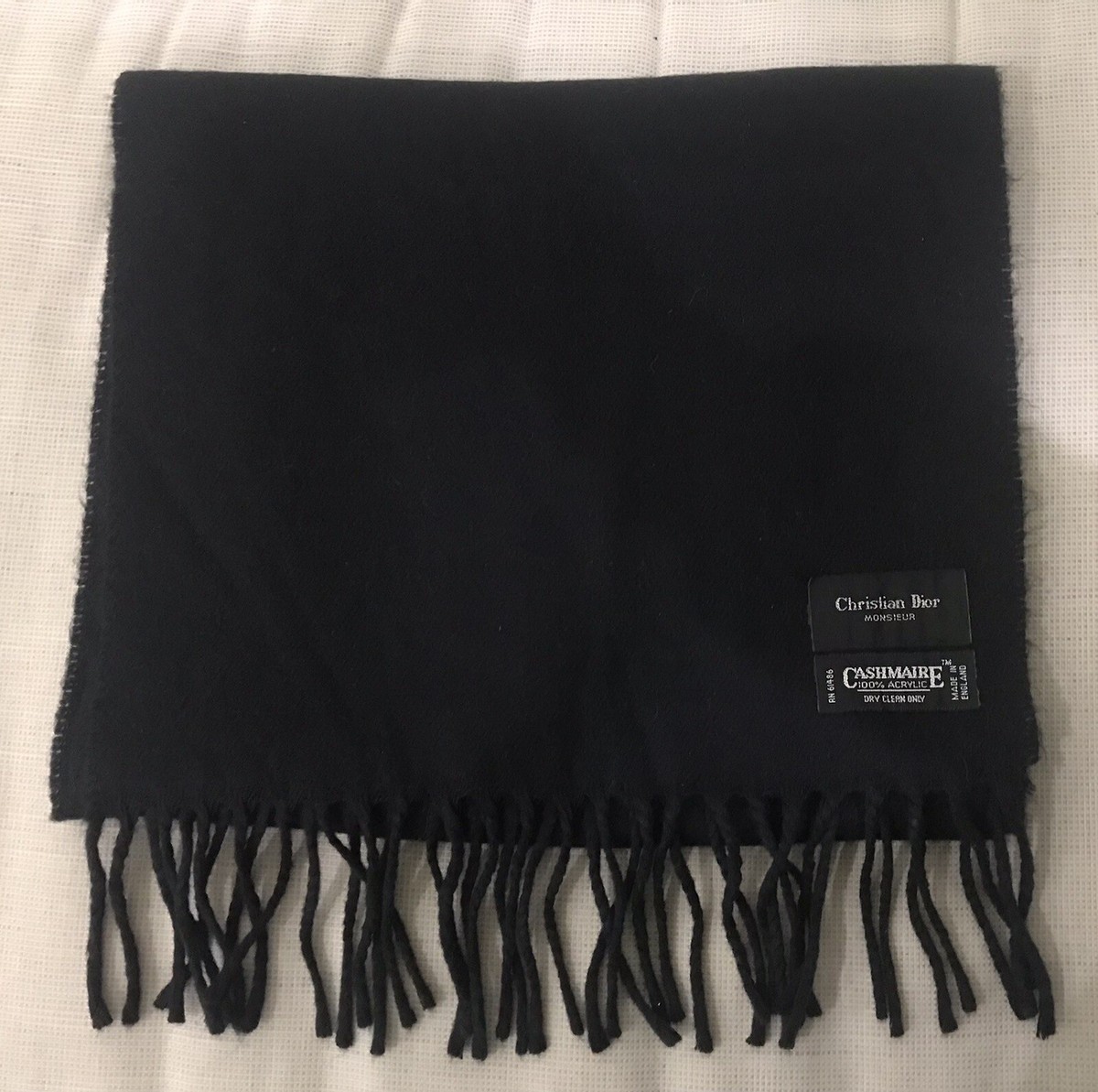 Christian Dior Monsieur Cashmaire 100% Acrylic Made in England