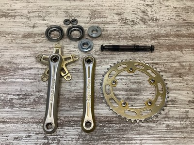 Sugino Maxy Cross Crankset with Bearings and Spindle Chainring