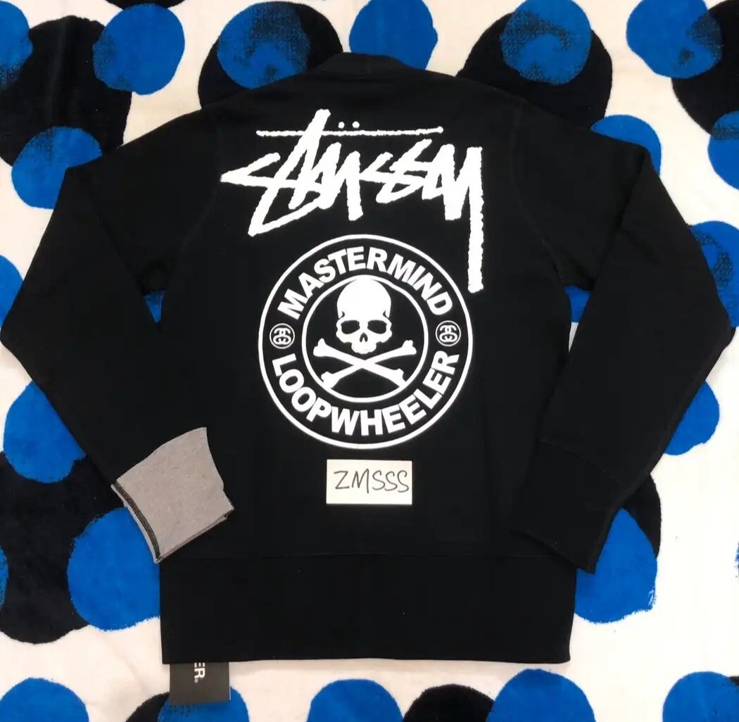 SALE* STUSSY x MASTERMIND JAPAN x LOOPWHEELER SKULL CARDIGAN