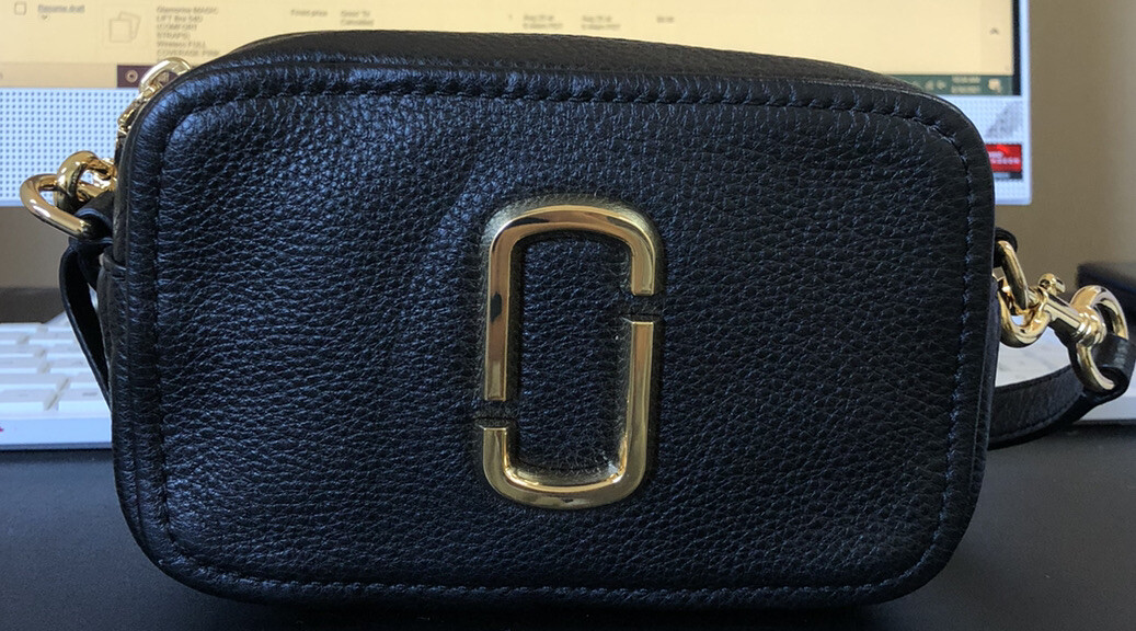 Marc Jacobs The Softshot Leather - Black Crossbody (minor damages