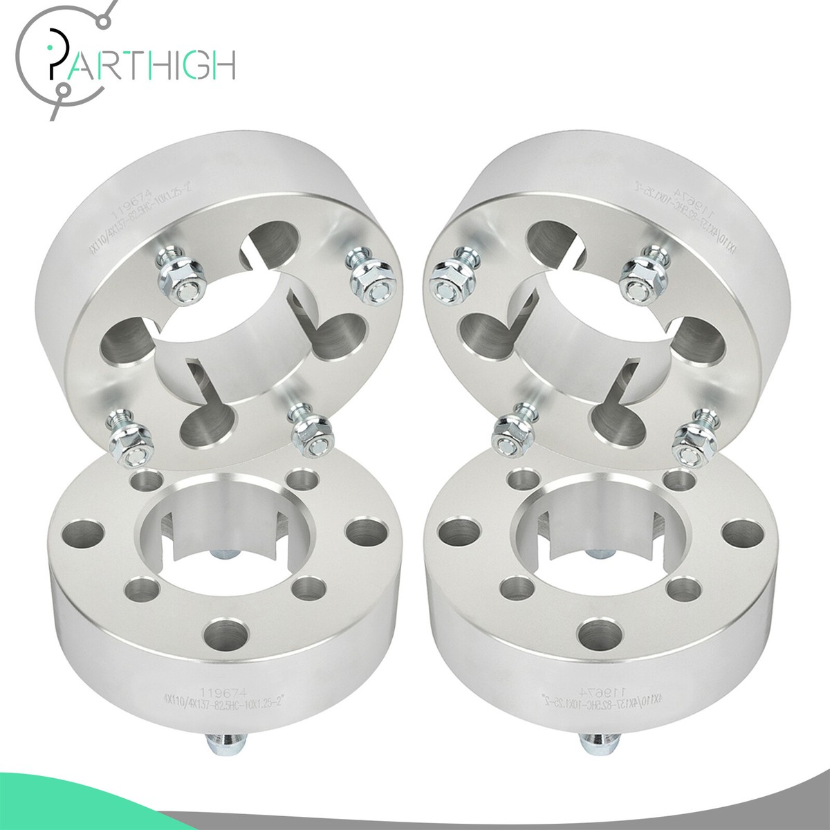 For Suzuki Yamaha 4/110 to 4/137 Wheels | (4) 2