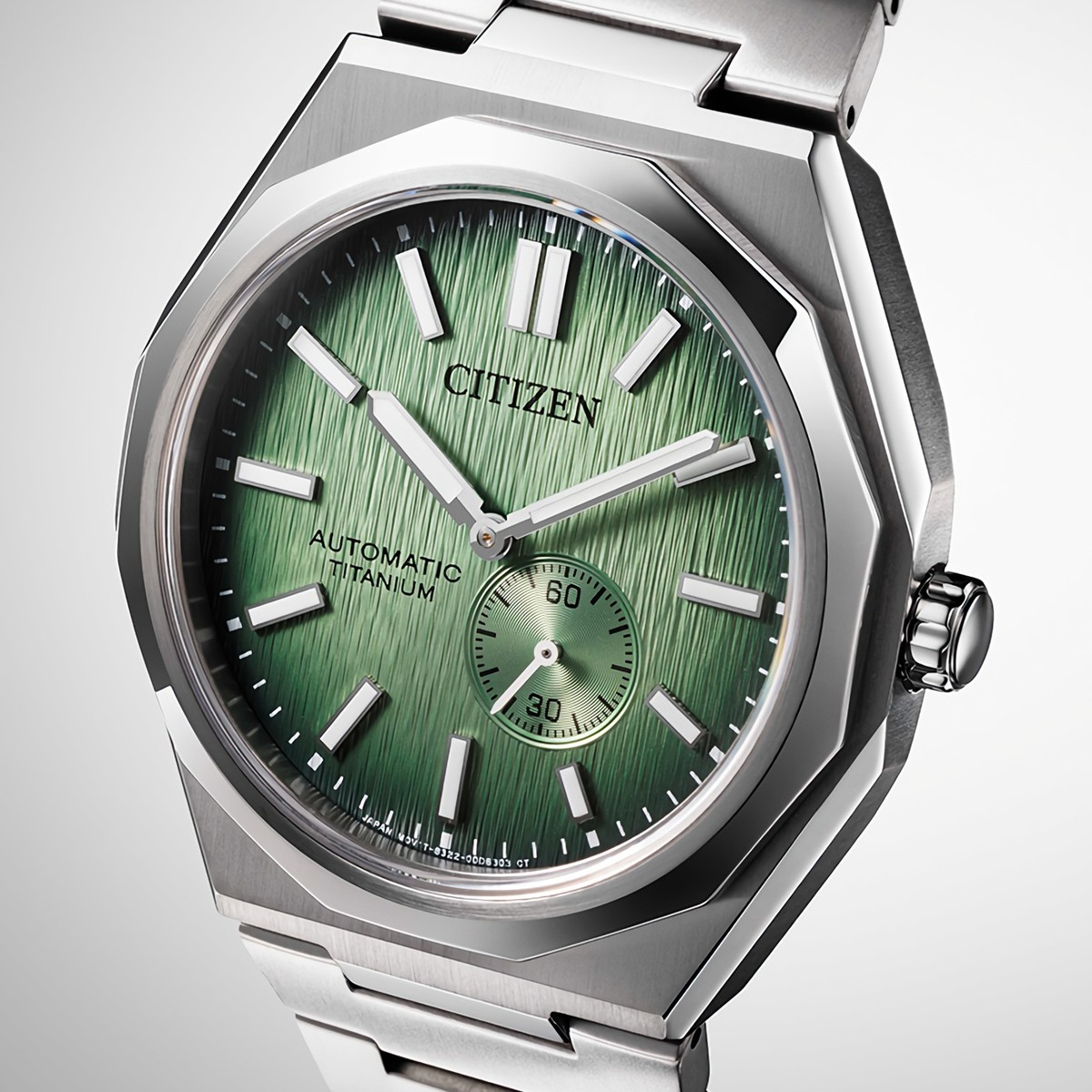 CITIZEN Zenshin 60 NK5020-58X Automatic Green Dial Super Titanium