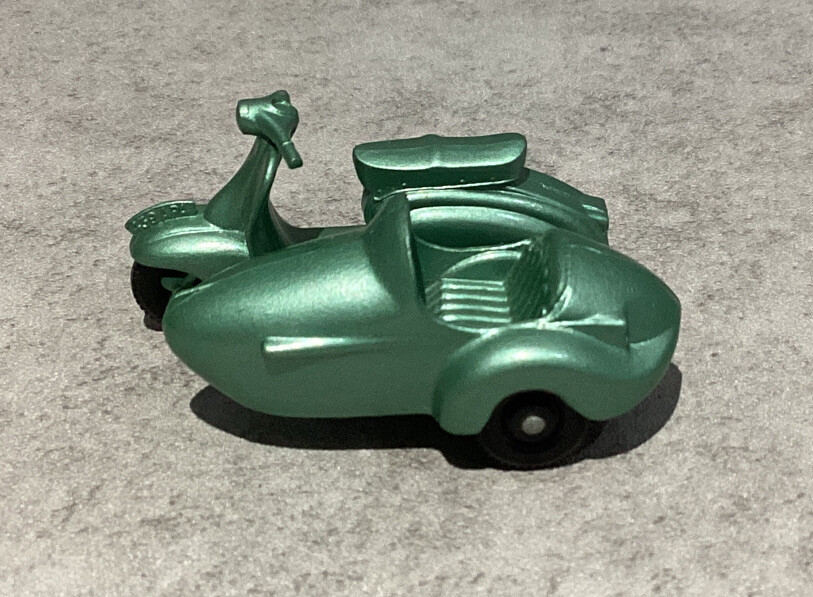 Vintage Matchbox Lesney #36 Lambretta Motor Scooter Side Car