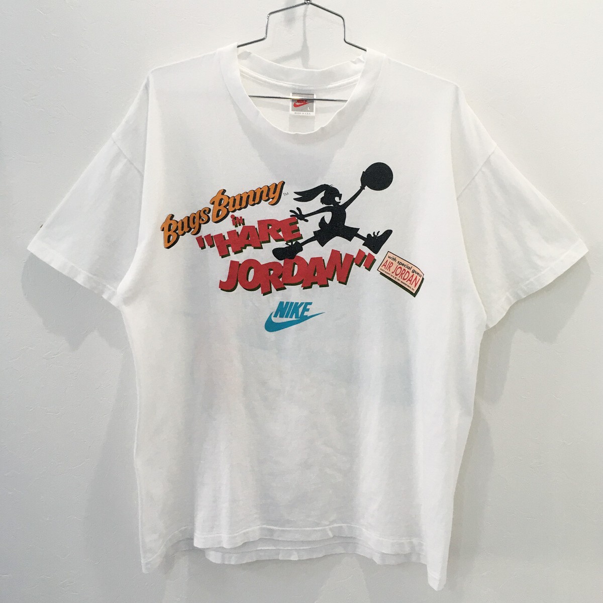 VTG LOONEY TUNES 1991 JORDAN BUNNY HARE JORDAN T-SHIRT SIZE L | eBay