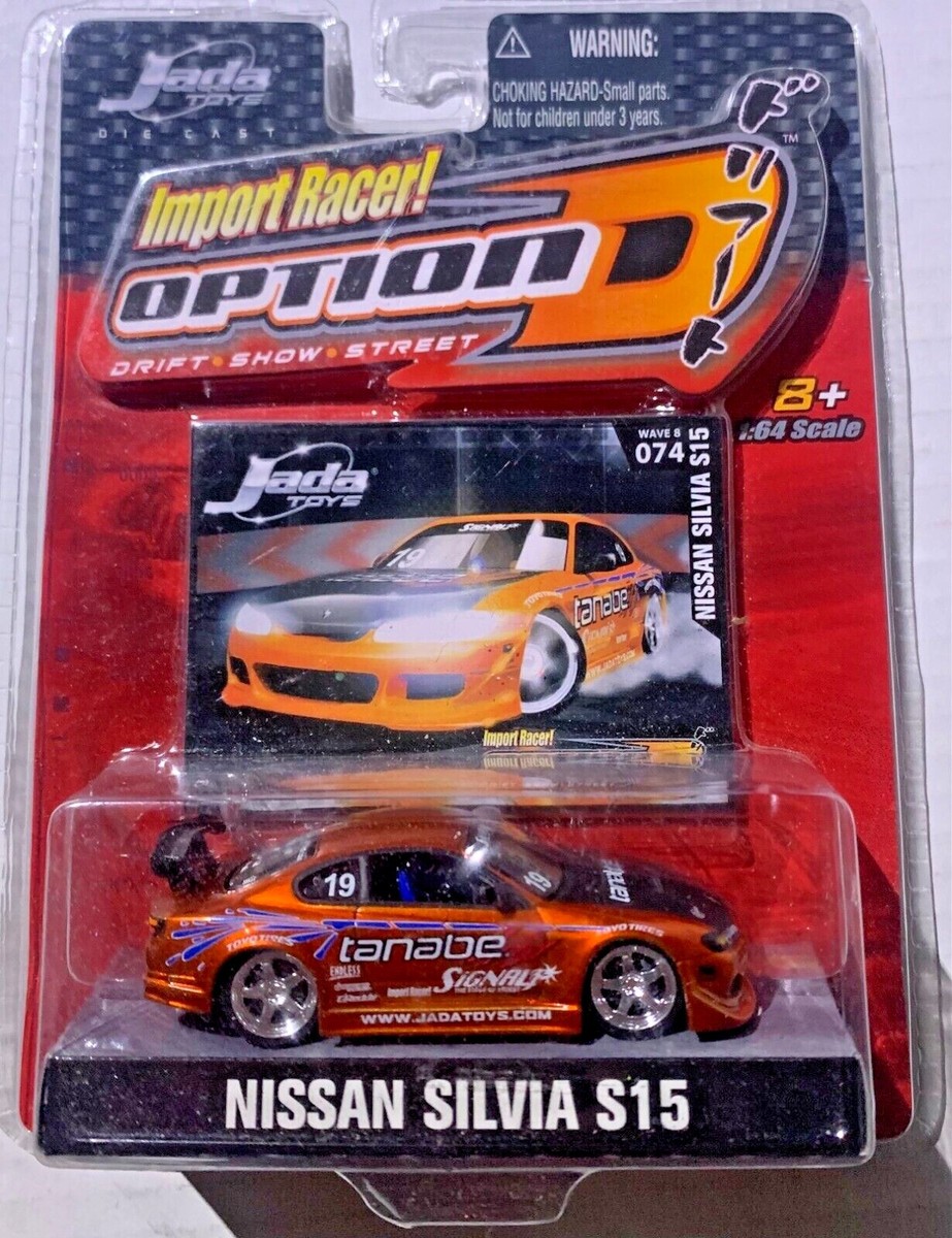 Jada Import Racer Option D Drift 1:64 Pick Your Car Model Nissan